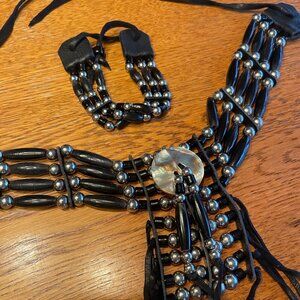 Native American necklace and bracelet